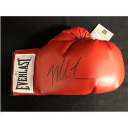 MIKE TYSON SIGNED RED EVERLAST BOXING GLOVE (JSA COA)