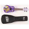 Image 1 : Adam Thielen Signed Minnesota Vikings Mini Guitar (JSA COA)