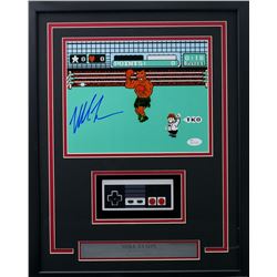 Mike Tyson Signed "Punch-Out!!" 22x26 Framed Photo Display w/ Nintendo Controller (Steiner Hologram)