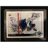 Image 1 : BILL RANFORD SIGNED 1992-93 UPPER DECK HOCKEY CARD