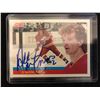 Image 1 : AL MacINNIS SIGNED 1991 SCORE HOCKEY CARD