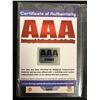 Image 2 : MUHAMMAD ALI SIGNED BOXING TRADING CARD w/ COA