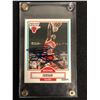 Image 1 : MICHAEL JORDAN SIGNED 1990 FLEER BASKETBALL CARD