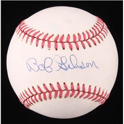 BOB GIBSON SIGNED RAWLINGS BASEBALL (BECKETT COA)