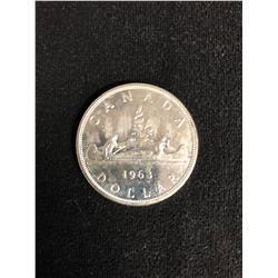 1963 CANADA SILVER DOLLAR