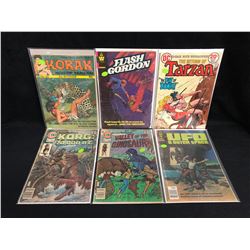 VINTAGE COMIC BOOK LOT (FLASH GORDON, TARZAN, KORAK...)