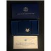 Image 1 : 1987 U.S.A CONSTITUTION SILVER DOLLAR w/ CASE & COA