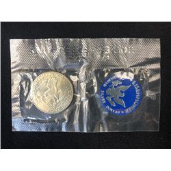 1971 Uncirculated Eisenhower  Blue Pack  Silver Dollar