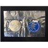 Image 1 : 1971 Uncirculated Eisenhower "Blue Pack" Silver Dollar