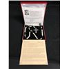 Image 1 :  PEARL PRAYER NECKLACE (PEARL/ CURVED STAINLESS STEEL LINKS)