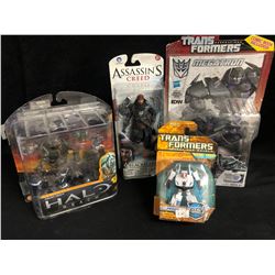 TOY FIGURES LOT (TRANSFORMERS/ HALO REACH...)