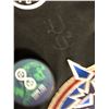 Image 2 : DANIEL & HENRIK SEDIN DUAL SIGNED CANUCKS KIDS JERSEY w/ PROGRAM & PUCK