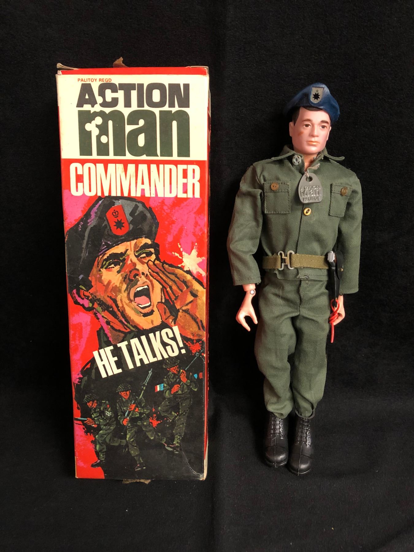 Vintage Palitoy Action Man Talking Commander