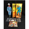 Image 1 : Vintage 1973 The Lone Ranger Action Figure By Louis Marx Toys Complete w/ Original Box