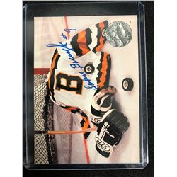 JOHNNY BUCYK SIGNED PRO SET HOCKEY CARD