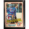 Image 1 : JOHN DAVIDSON SIGNED VINTAGE O-PEE-CHEE HOCKEY CARD