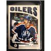 Image 1 : CHARLIE HUDDY SIGNED VINTAGE OILERS HOCKEY CARD