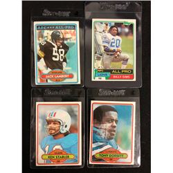 VINTAGE FOOTBALL STARS CARD LOT