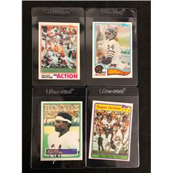 WALTER PAYTON FOOTBALL CARD LOT