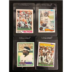 WALTER PAYTON FOOTBALL CARD LOT