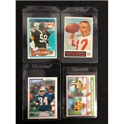 VINTAGE FOOTBALL STARS CARD LOT