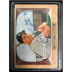 ENOS SLAUGHTER SIGNED VINTAGE BASEBALL CARD