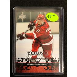 Justin Abdelkader 2008-09 Young Guns Rookie Hockey Card #211