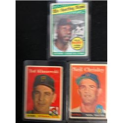 VINTAGE BASEBALL STARS CARD LOT