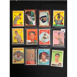 VINTAGE BASEBALL CARD LOT