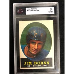 1958 TOPPS #43 JIM DORAN (8 NMM)