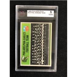 1965 PHILADELPHIA #127 PHILADELPHIA EAGLES TEAM (8 NMM)