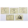 Image 1 : 5 PIECE LOT 1814 NY SCRIP