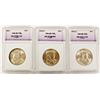 Image 1 : 1952, 1952-D AND 1953-D FRANKLIN HALF DOLLARS