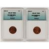 Image 1 : 1945-S AND 1949-D LINCOLN CENTS