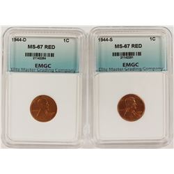 1944-D AND 1944-S LINCOLN CENTS