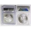 Image 2 : 2013 AND 2007 AMERICAN SILVER EAGLES