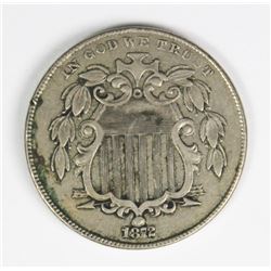 1872 SHIELD NICKEL