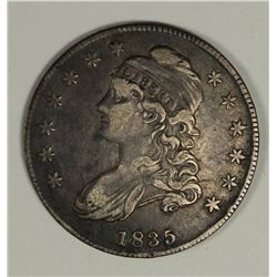 1835 BUST HALF DOLLAR XF