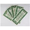 Image 2 : 5 PIECE 1928 B $1.00 SILVER CERTIFICATES