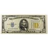 Image 1 : 1934-A $5.00 NORTH AFRICA SILVER CERTIFICATE