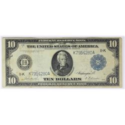 1914 $10.00 FEDERAL RESERVE NOTE DALLAS