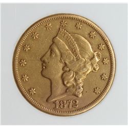 1872-CC $20.00 GOLD