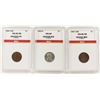 Image 1 : LINCOLN CENT LOT: 3 COINS TOTAL