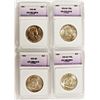 Image 1 : APCG GRADED FRANKLIN HALF DOLLARS