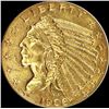 Image 1 : 1908 $2.50 GOLD INDIAN