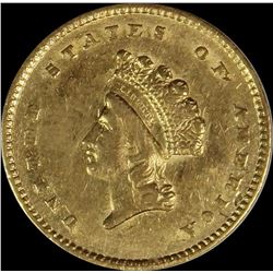 1854 $1.00 GOLD