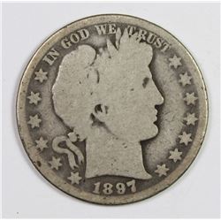 1897-O BARBER HALF DOLLAR