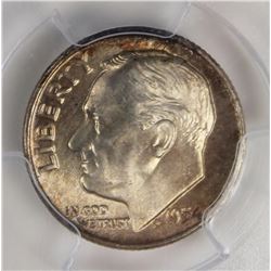 1954-D ROOSEVELT DIME PCGS MS 67