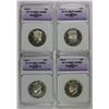 Image 1 : SILVER KENNEDY HALF DOLLAR LOT: 4 COINS TOTAL