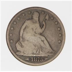 1873-CC ARROWS SEATED HALF DOLLAR